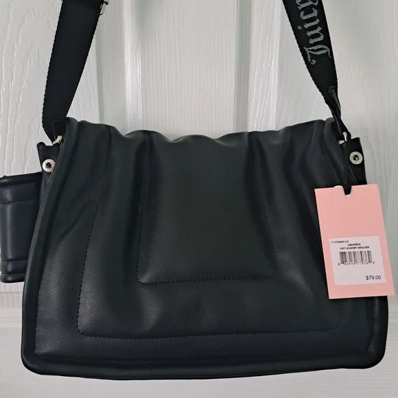 Juicy Couture Shoulder Bag With Mini Bag Charm - Picture 2 of 6